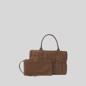 Bottega Veneta NWT Small Arco Tote in Brown Suede